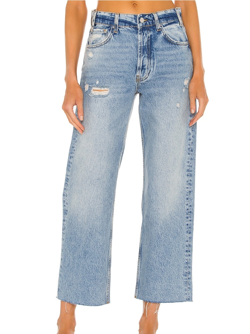 Anine Bing Gavin Jeans in Blue Reservoir
